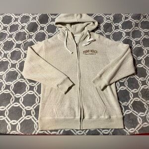 Pismo Beach California Cream Hoodie Sweater